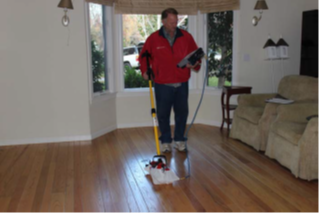 室內(nèi)的硬木和水泥地板上進(jìn)行根系測繪